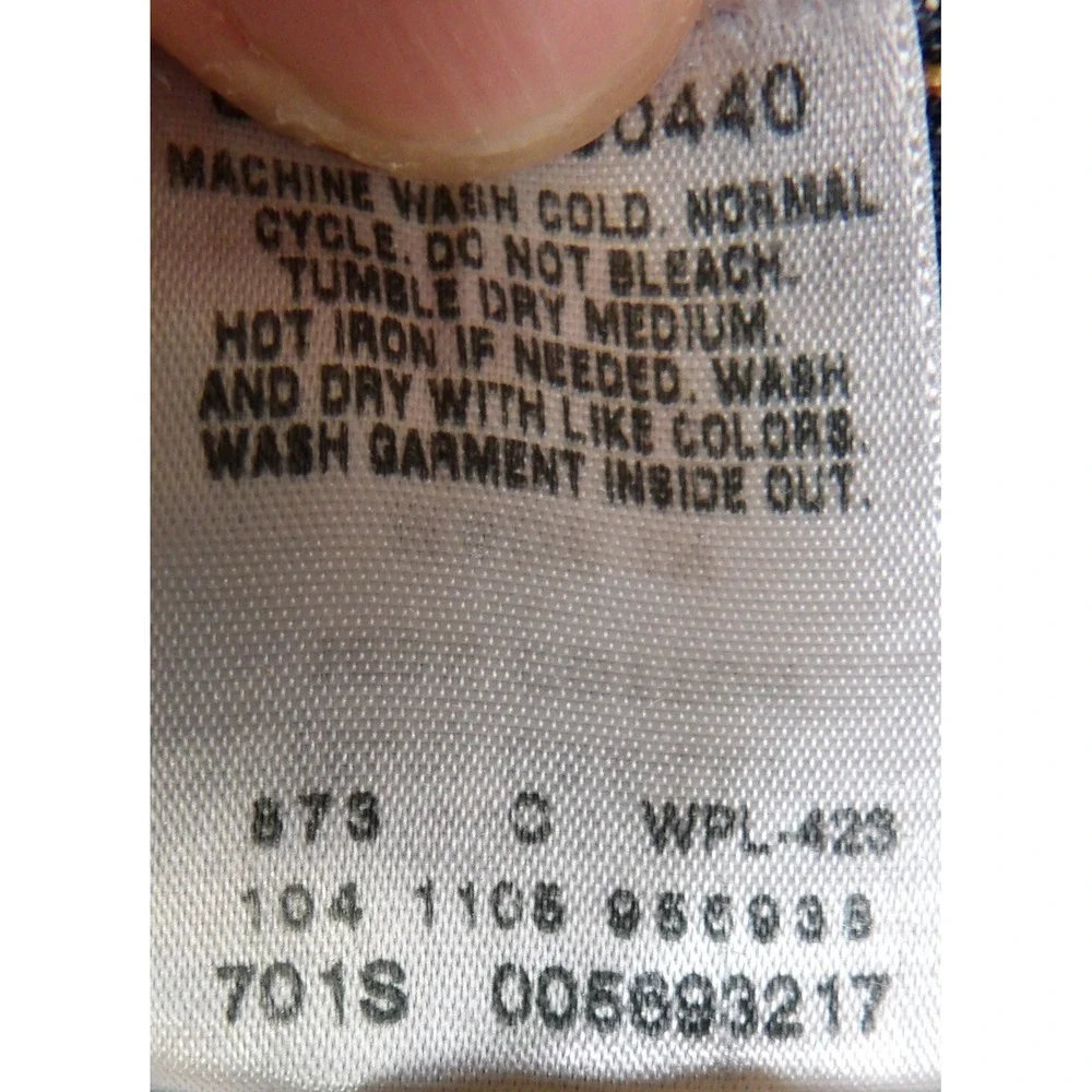 VTG Levis 569 Loose Straight Jeans Men 36x34 Blue Distressed Baggy Hemmed Denim